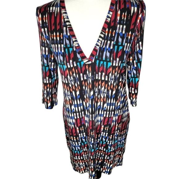 Tart Super Soft Jersey Dress with Multicolored Designs Small - Picture 7 of 14
